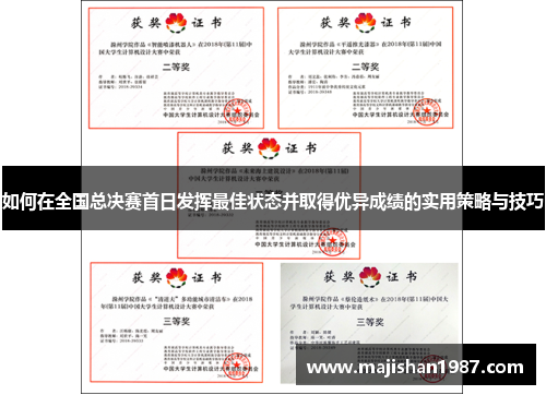 如何在全国总决赛首日发挥最佳状态并取得优异成绩的实用策略与技巧